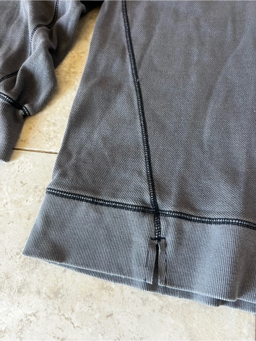 🎈HP🥳🎉 Aerie Oversized Charcoal Grey Sweater Size Medium - Picture 4 of 5